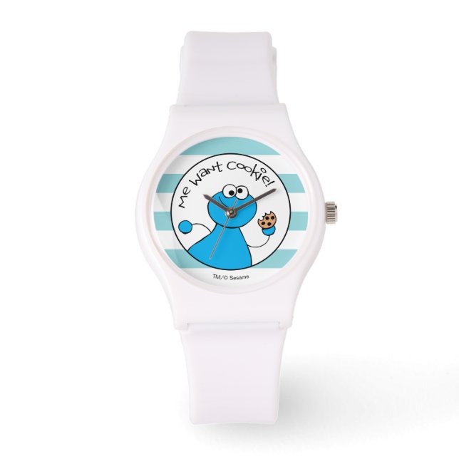 Montre Cookie Monster Doodley Graphisme (Recto)