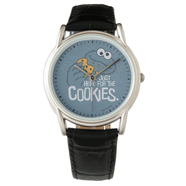 Montre Cookie Monster | Me Just Here pour les cookies (devant)