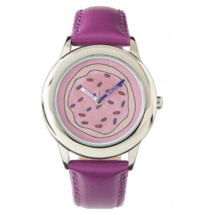 Montre Cookies de sucre rose pourpre Cookies Sprinkies Wa