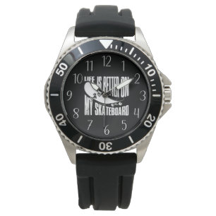 Montre cool amoureux de planche à roulettes