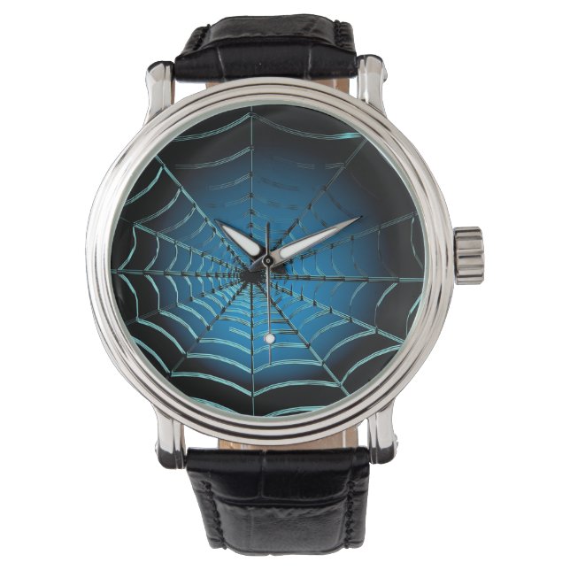 Montre Cool Blue Spider Web (devant)