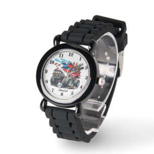 Montre Cool boys monster truck ajouter nom