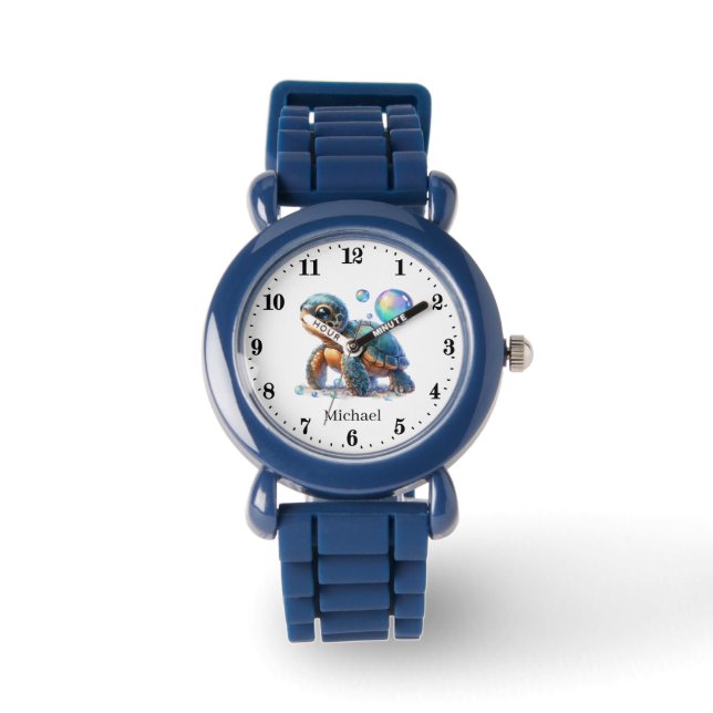 Montre Cool boys sea turtle ajouter le nom (Recto)