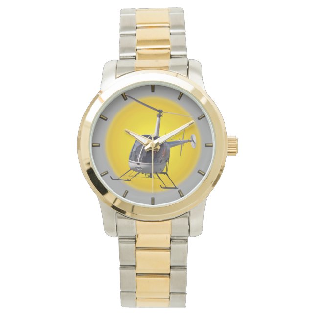 Montre Cool de la surveillance d'hélicoptère vol hélicopt (devant)