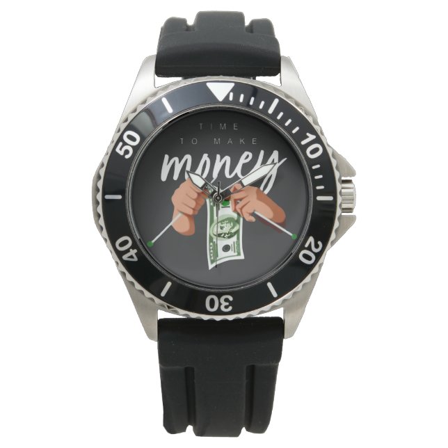 Montre cool de l'argent (devant)