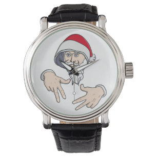 Montre Cool Gangsta Hip hop Rap de la main Père Noël