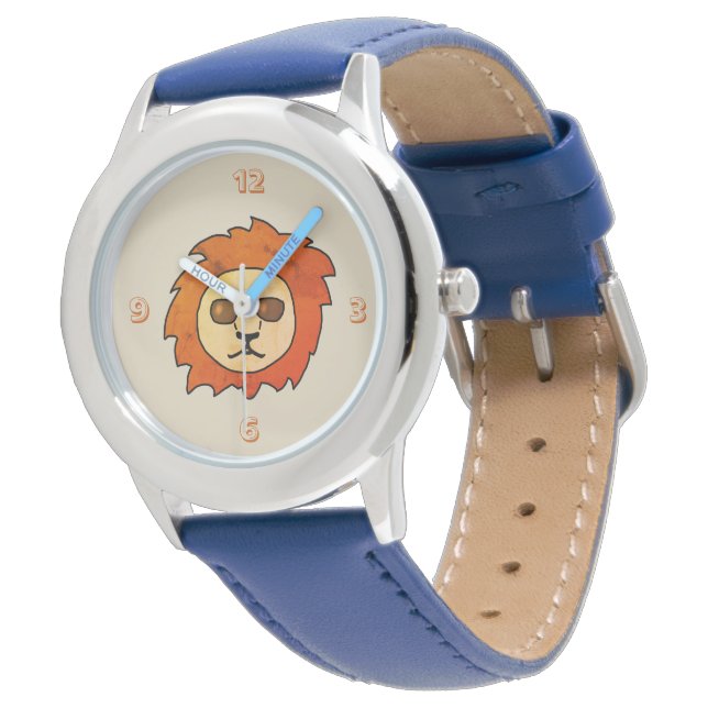 Montre Cool Lion Orange Kids (Incliné)