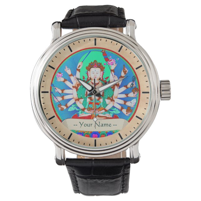 Montre Cool oriental tibetan thangka Godtattoo art (devant)