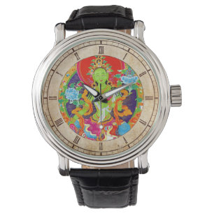 Montre Cool oriental tibetan thangka Godtattoo art