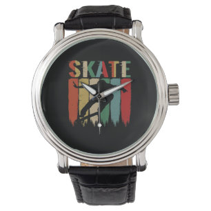 Montre Cool Retro Skateboarder Skateboard Skateboard