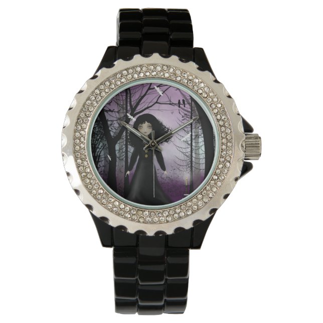 Montre Cool Steampunk Goth Girl Ladies Watch (devant)