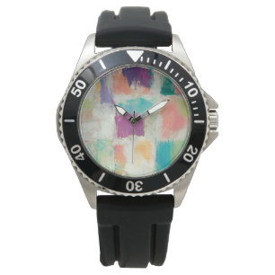 Montre Copie abstraite Mike Schick de pierre des