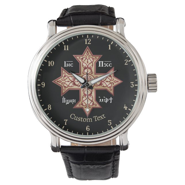 Montre Coptic Cross (devant)