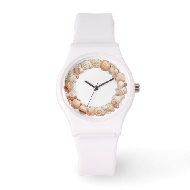 Montre Coquillages - Thème océan  (Recto)
