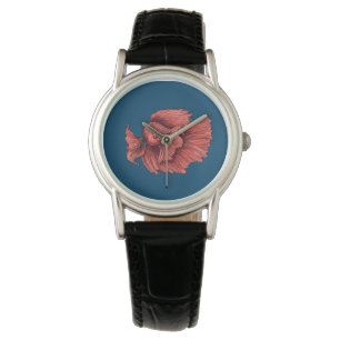 Montre Coral Siamese combat le poisson