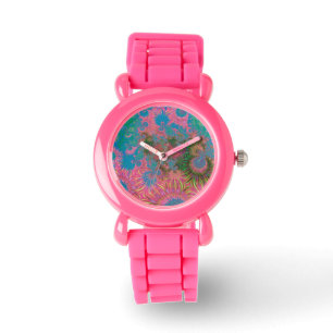 Montre Coraux d'art abstrait