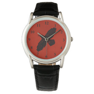 Montre Corbeau rouge
