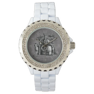 Montre Corbeaux d'Odin Mythologie Viking Valhalla attend 