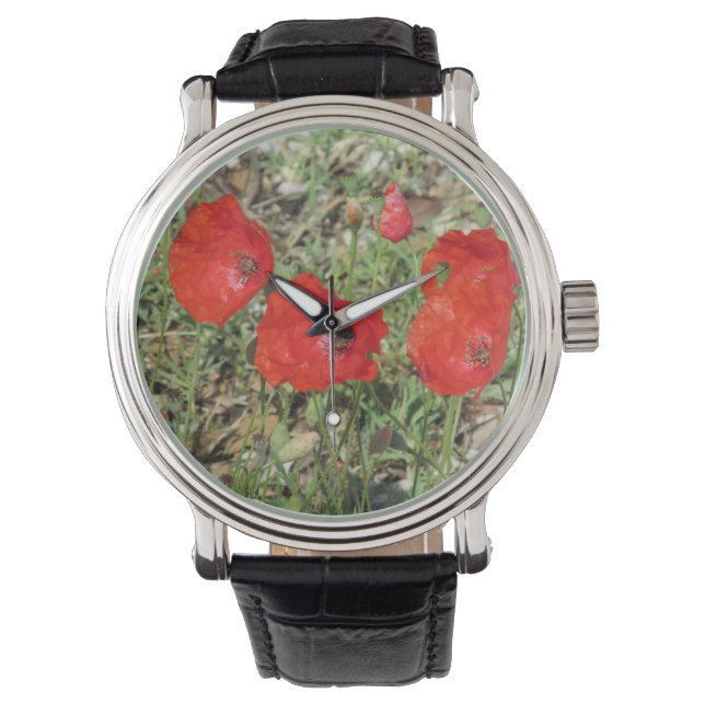 Montre Corfou Red Poppies (devant)