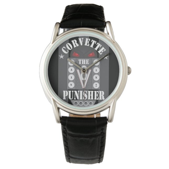 Montre Corvette aux yeux du Punisher (devant)