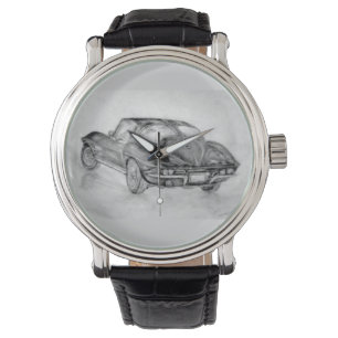 Montre corvette, corvette, classique, voiture classique,