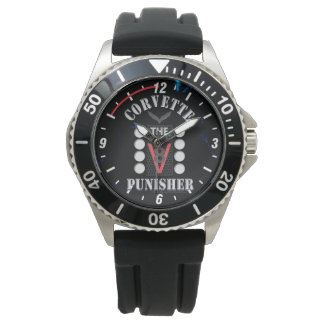 Montre Corvette V8 Punisher Black/Blue Watch