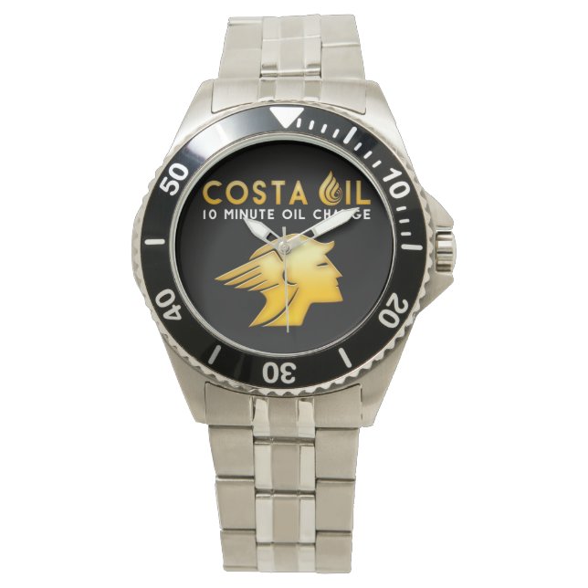 Montre Costa Oil Silver Watch (devant)
