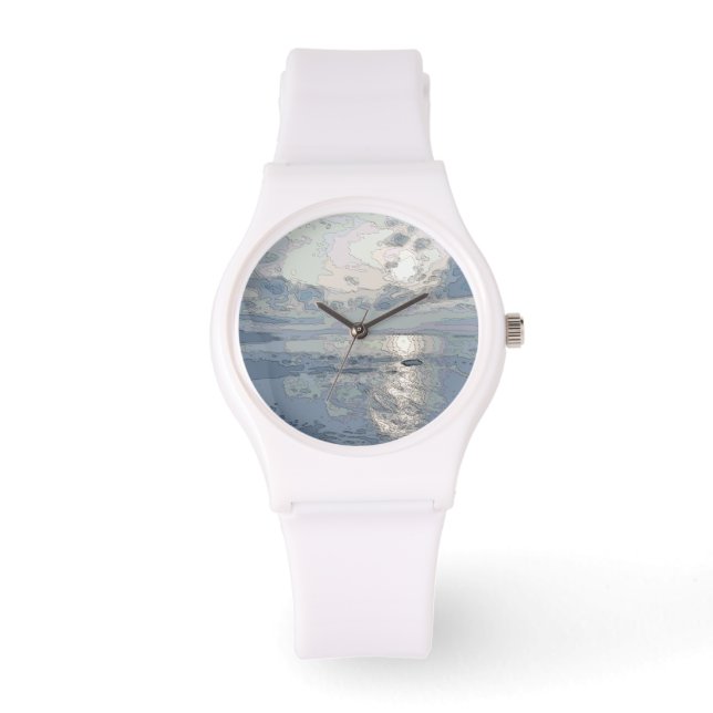 MONTRE COUCHER DE SOLEIL BLEU (Recto)