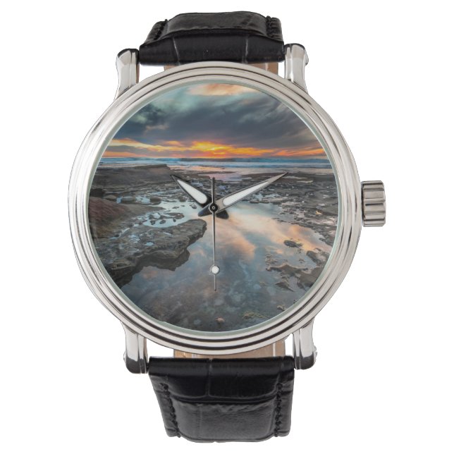 Montre Coucher de soleil des marées (devant)