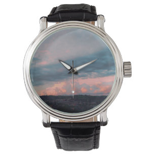 Montre Coucher de soleil majestueux au Pays de Galles
