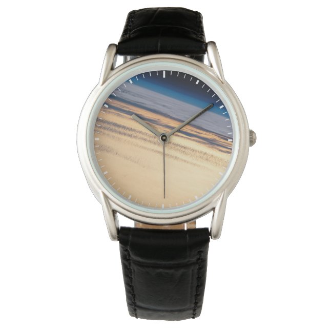 Montre Coucher De Soleil Orbital Au Large De La Basse Cal (devant)