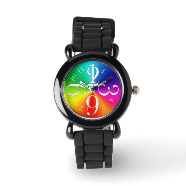 Montre Couleurs arc-en-ciel (Recto)