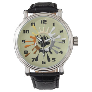 Montre Couleurs de la fierté de l'ours