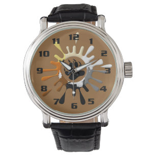 Montre Couleurs de la fierté de l'ours