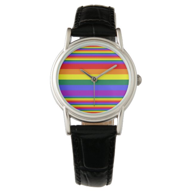 Montre Couleurs LGBT Pride (devant)