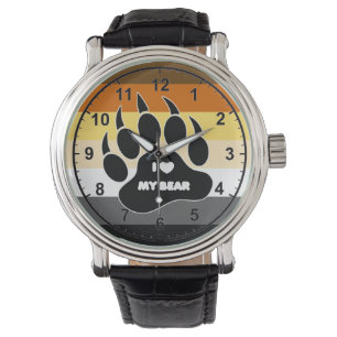 Montre Couleurs très COOL de la fierté de l'ours gai