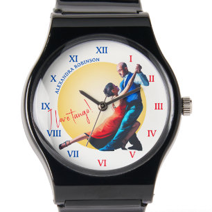 Montre Couple d'art passionné de danse tango argentin