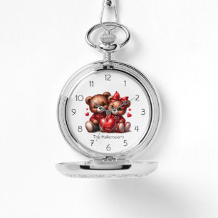 Montre Couple d'ours en amour de Valentine