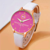 Montre Couple Names Monogram Minimal Style Pink