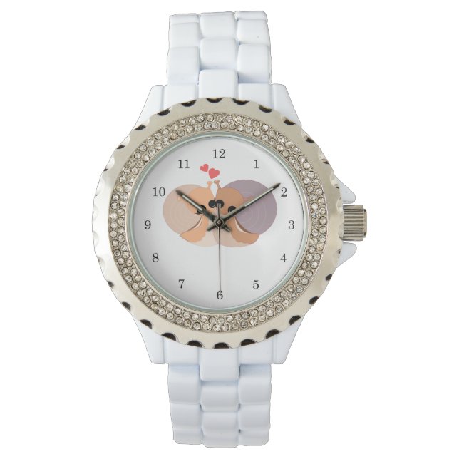 Montre Couple Snail Watch Cadeau (devant)