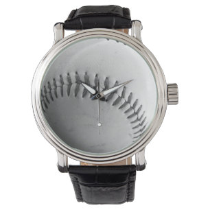 Montre Coups de baseball noir et blanc
