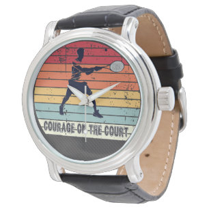 Montre Courage on the court - Pour les fans de tennis