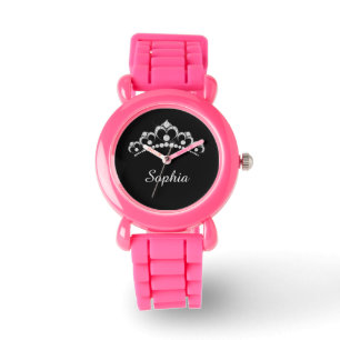 Montre Couronne diamant blanc, Nom de script do-it-yourse