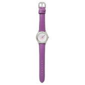 Montre Couronne princesse rose classique (Plat)