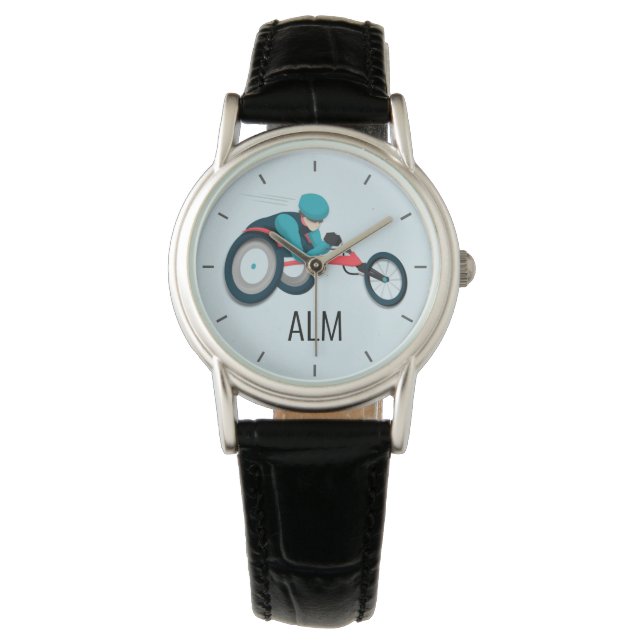 Montre Course en fauteuil roulant (devant)