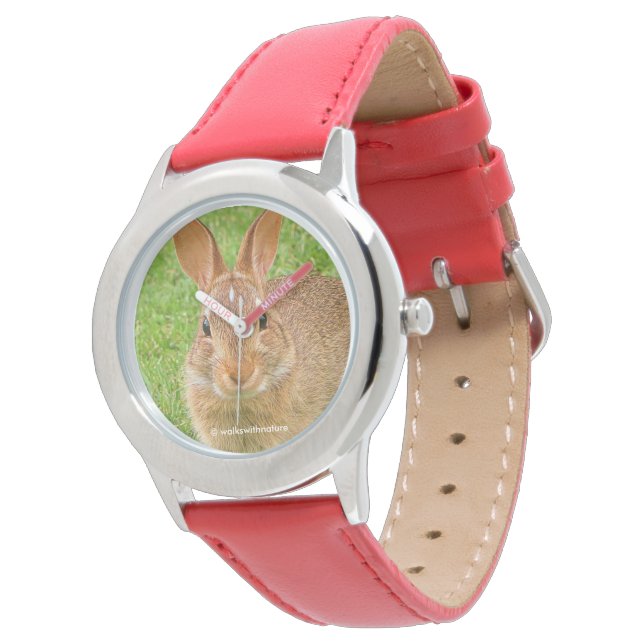 Montre Couteau Bunny Chewing Greens sur le Golf Fairway (Incliné)