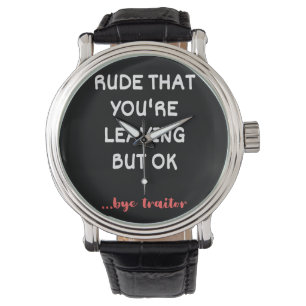 Montre Coworker Coffee Mug - Rude que vous quittez