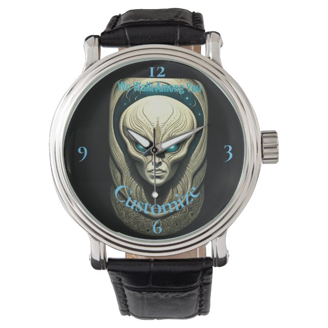 Montre Crâne Alien Tête Thunder_Cove (devant)