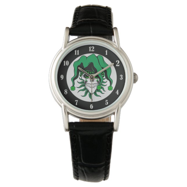 Montre Crâne de jester irlandais (devant)