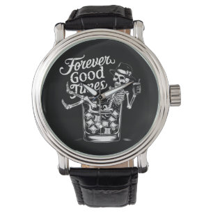 Montre Crâne d'Halloween drôle pour toujours bon moment